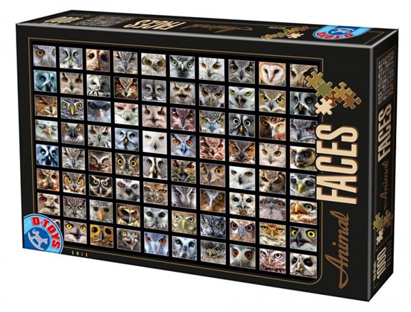 D-Toys (74331) - "Collage, Owls" - 1000 pieces puzzle