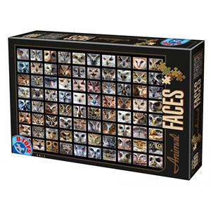 D-Toys (74331) - "Collage, Owls" - 1000 pieces puzzle