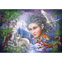 Bluebird Puzzle (70181) - Ciro Marchetti: "Spirit of Winter" - 1000 pieces puzzle