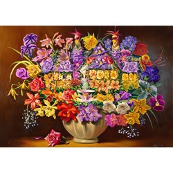 Bluebird Puzzle (70096) - D.L. Rusty Rust: "House Plants" - 1000 pieces puzzle