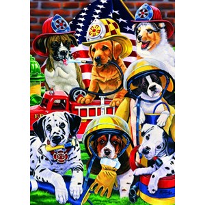 Bluebird Puzzle (70083) - Jenny Newland: "Hero Helpers" - 1000 pieces puzzle