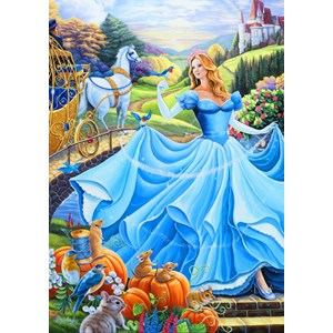 Bluebird Puzzle (70085) - Jenny Newland: "Cinderella" - 1000 pieces puzzle