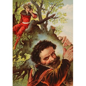 Grafika (00204) - Carl Offterdinger: "The Valiant Little Tailor" - 1000 pieces puzzle