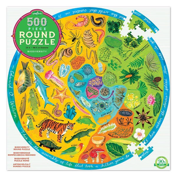 eeBoo (EPZFBOD) - "Biodiversity" - 500 pieces puzzle