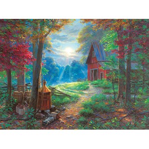 SunsOut (53050) - Mark Keathley: "Nighttime Antics" - 1000 pieces puzzle