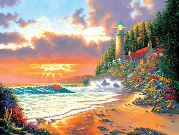 SunsOut (26136) - Derk Hansen: "Golden Hour" - 1000 pieces puzzle