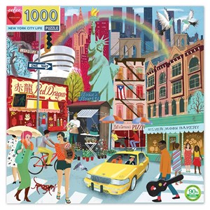 eeBoo (EPZTNYL) - "New York Life" - 1000 pieces puzzle