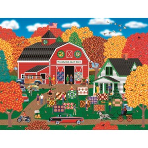 SunsOut (22613) - Mark Frost: "Annabelle's Quilt Barn" - 1000 pieces puzzle