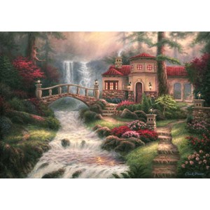 Grafika (02765) - Chuck Pinson: "Sierra River Falls" - 1000 pieces puzzle