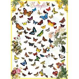 Eurographics (8500-0077) - "Butterflies" - 500 pieces puzzle