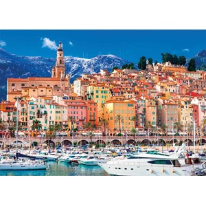 Nathan (87802) - "Menton, France" - 1500 pieces puzzle