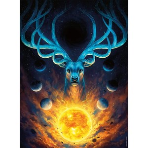 Nathan (87243) - "Constellation du Cerf" - 500 pieces puzzle