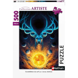 Nathan (87243) - "Constellation du Cerf" - 500 pieces puzzle