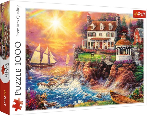 Trefl (10582) - "A Quiet Haven" - 1000 pieces puzzle