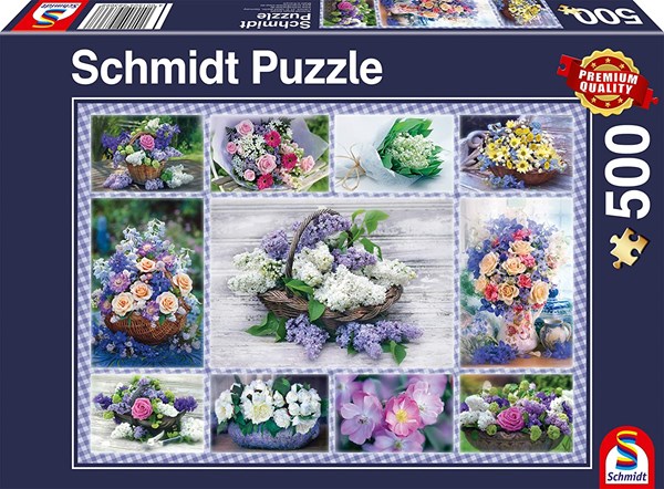 Schmidt Spiele (58366) - "Bouquet of Flowers" - 500 pieces puzzle