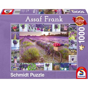 Schmidt Spiele (59634) - Assaf Frank: "The Scent of Lavender" - 1000 pieces puzzle