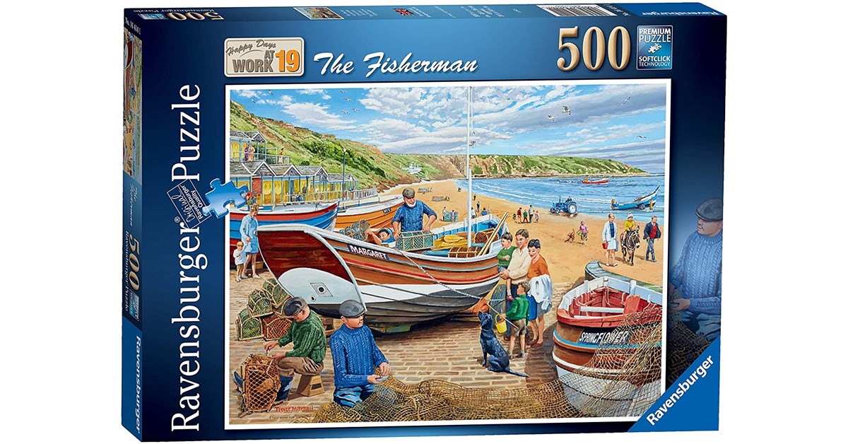 Ravensburger (16414) Trevor Mitchell "Happy Days at Work" 500 pieces puzzle