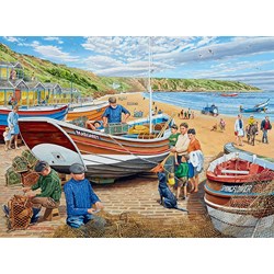 Ravensburger (16414) - Trevor Mitchell: "Happy Days at Work" - 500 pieces puzzle