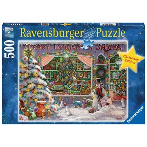 Ravensburger (16534) - "The Christmas Shop" - 500 pieces puzzle