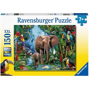 Merchandiser Against field Jigsaw puzzles | Elephants