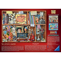 Ravensburger (14997) - Geoffrey Tristram: "The Artist Cabinet" - 1000 pieces puzzle