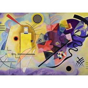 Ravensburger (14848) - Vassily Kandinsky: "Yellow, Red, Blue" - 1000 pieces puzzle