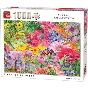 King International (55944) - "Field of Flowers" - 1000 pieces puzzle
