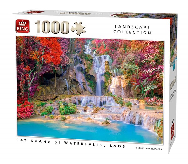 King International (55857) - "Tat Kuang Si Waterfalls Laos" - 1000 pieces puzzle