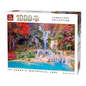 King International (55857) - "Tat Kuang Si Waterfalls Laos" - 1000 pieces puzzle
