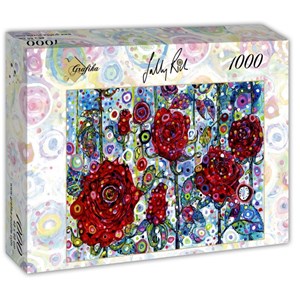Grafika (t-00893) - Sally Rich: "Roses" - 1000 pieces puzzle