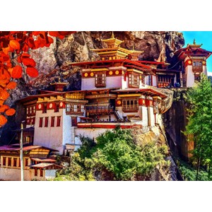 Bluebird Puzzle (70013) - "Taktsang, Bhutan" - 500 pieces puzzle