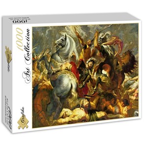 Grafika (00354) - Peter Paul Rubens: "Sieg und Tod des Konsuls Decius Mus in der Schlacht, 1617" - 1000 pieces puzzle