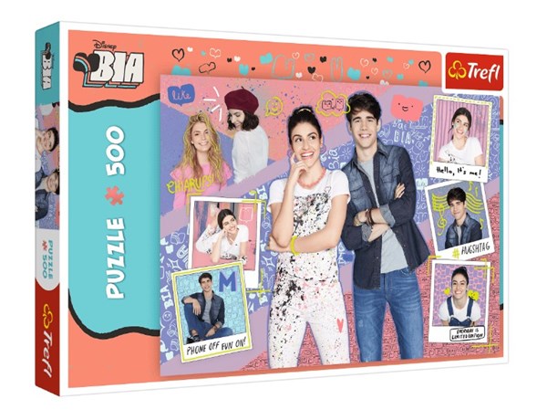 Trefl (37374) - "Disney Bia" - 500 pieces puzzle