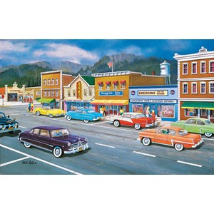 SunsOut (37770) - Ken Zylla: "Main Street of Memories" - 550 pieces puzzle