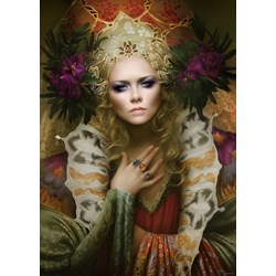 Heye (29723) - Melanie Delon: "3 Rings" - 1000 pieces puzzle