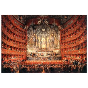 Impronte Edizioni (252) - Giovanni Paolo Panini: "Musical feast given by the cardinal de La Rochefoucauld" - 1000 pieces puzzle