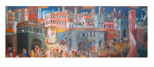Impronte Edizioni (125) - "Lorenzetti, The Allegory of Good and Bad Government" - 1000 pieces puzzle