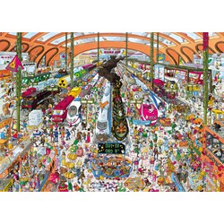 Heye (29730) - Christoph Schöne: "Train Station" - 2000 pieces puzzle