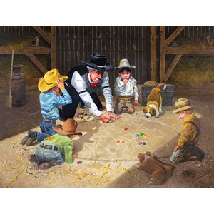 SunsOut (36013) - Don Crook: "Only Game in Town" - 500 pieces puzzle