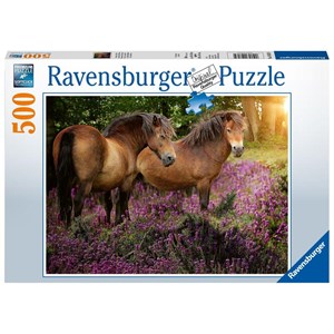 Ravensburger (14813) - "Ponies In The Heath" - 500 pieces puzzle