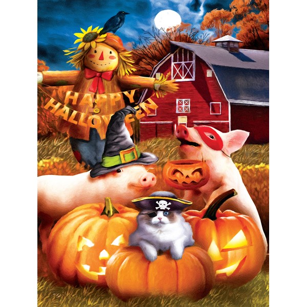 SunsOut (28737) - Tom Wood: "Happy Halloween" - 500 pieces puzzle