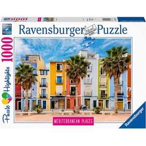 Ravensburger (14977) - "Alicante, Villajoyosa" - 1000 pieces puzzle