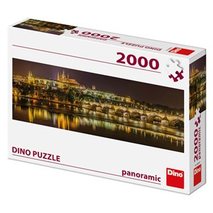 Dino (56202) - "Charles Bridge in Prague, Czech Republic" - 2000 pieces puzzle
