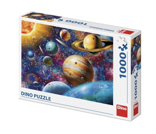 Dino (53275) - "Planets" - 1000 pieces puzzle