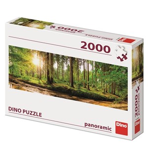 Dino (56206) - "Dawn in the Forest" - 2000 pieces puzzle