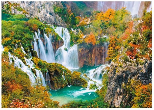 Dino (53257) - "Plitvice Lakes National Park" - 1000 pieces puzzle