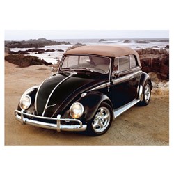 Dino (50242) - "VW Beetle on Beach" - 500 pieces puzzle