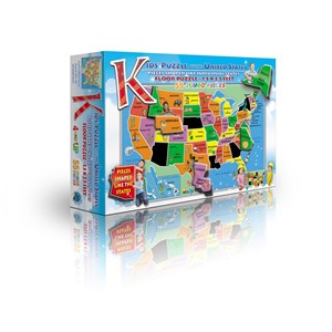 A Broader View (153A) - "Kids' Puzzle of the USA" - 55 pieces puzzle