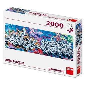 Dino (56201) - "Graffiti" - 2000 pieces puzzle