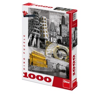 Dino (53242) - "Prague, Czech Republic" - 1000 pieces puzzle
